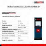 Medidor De Distancia Telemetro Laser Bosch Glm 20