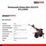 Motoazada a Gasolina 13Hp Ducati DTL13000 - Supra Industrial